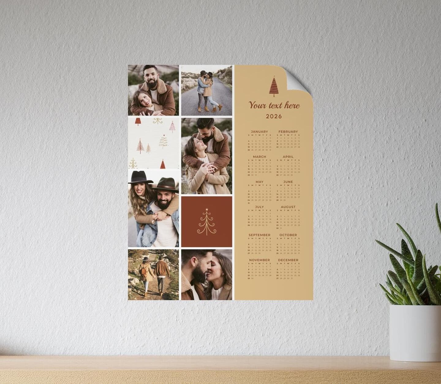 Love In Nature Calendar Poster
