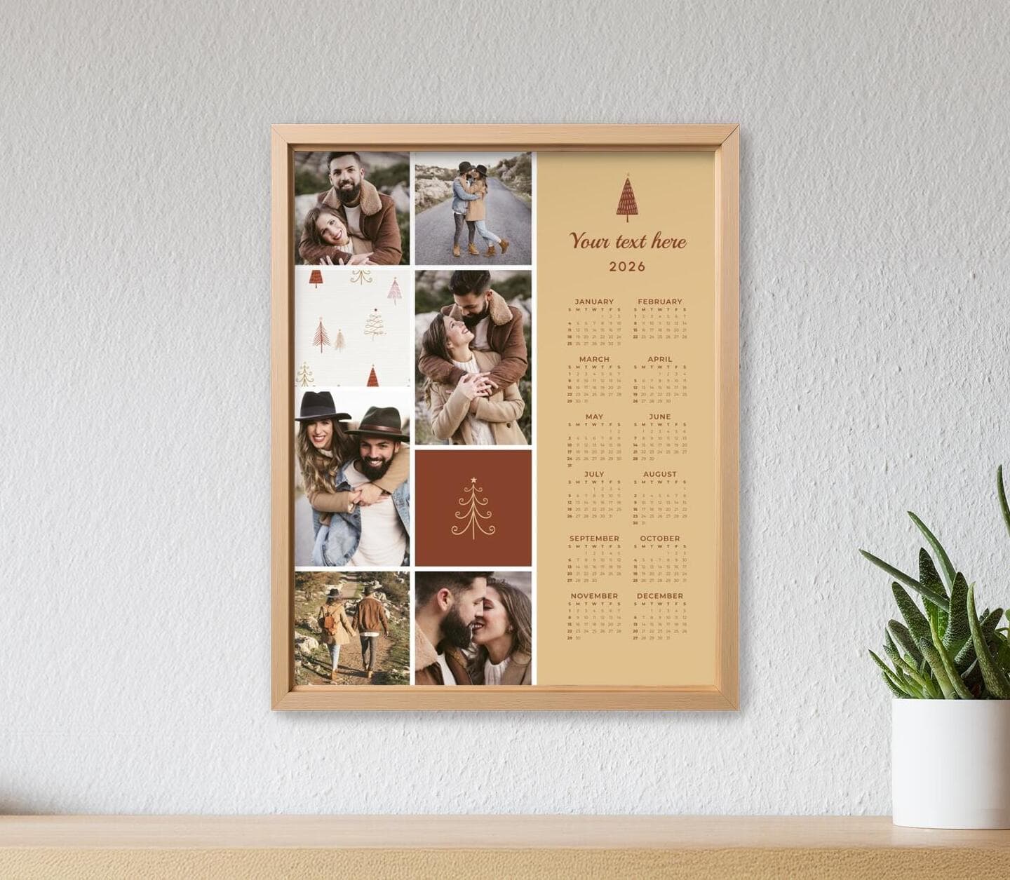 Love In Nature Calendar Poster
