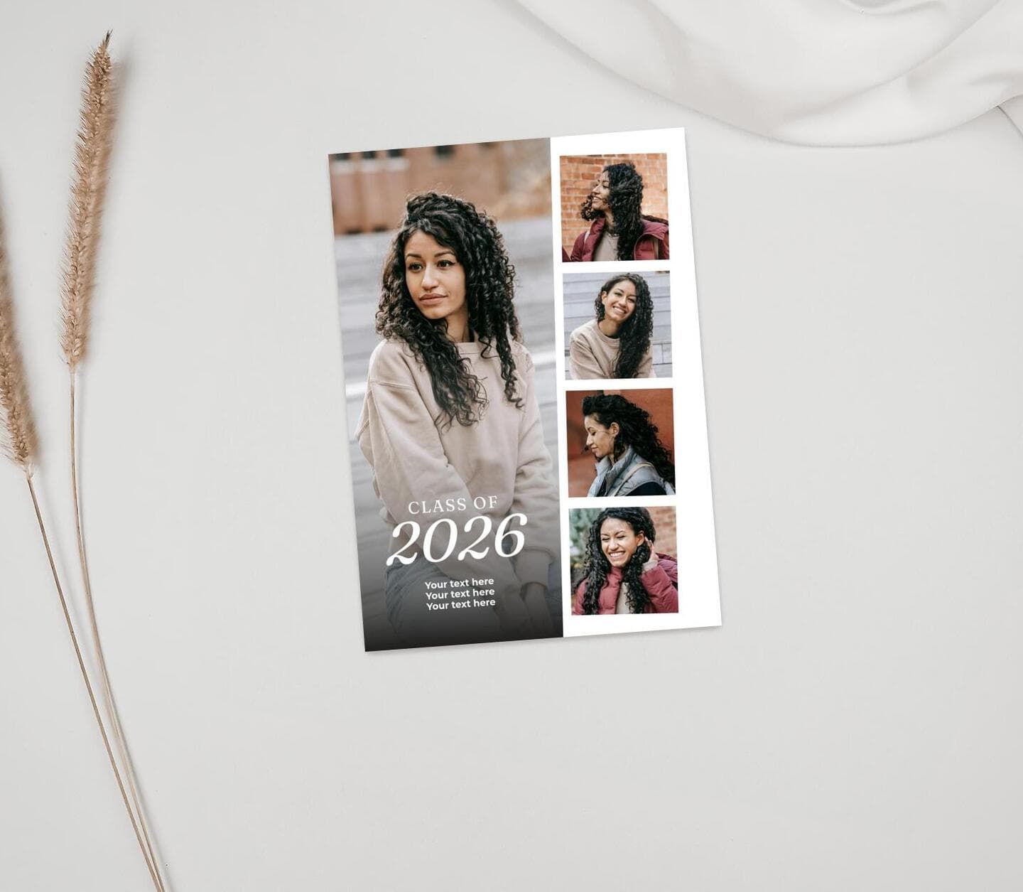 Portrait Photo Booth Announcement Card