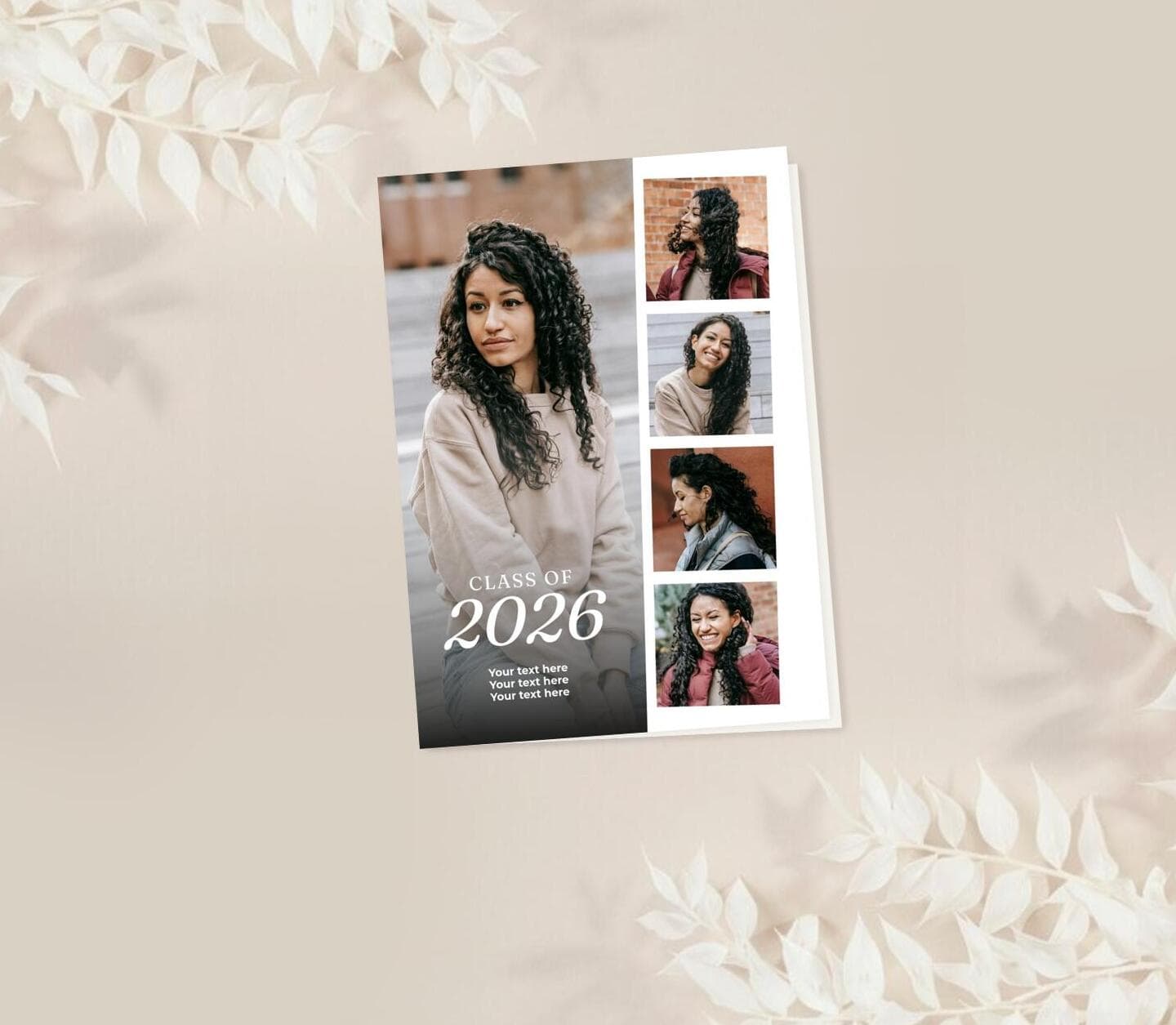 Portrait Photo Booth Announcement Card