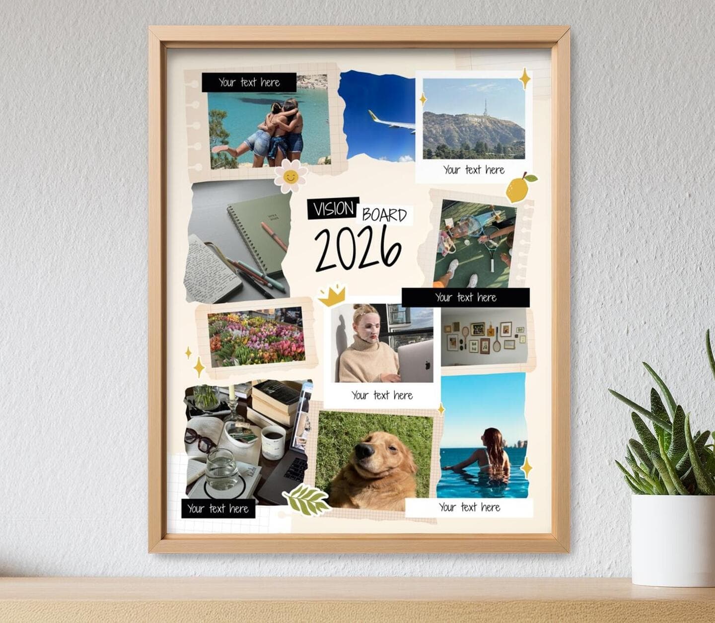 Vision Board Scrapbooking Poster
