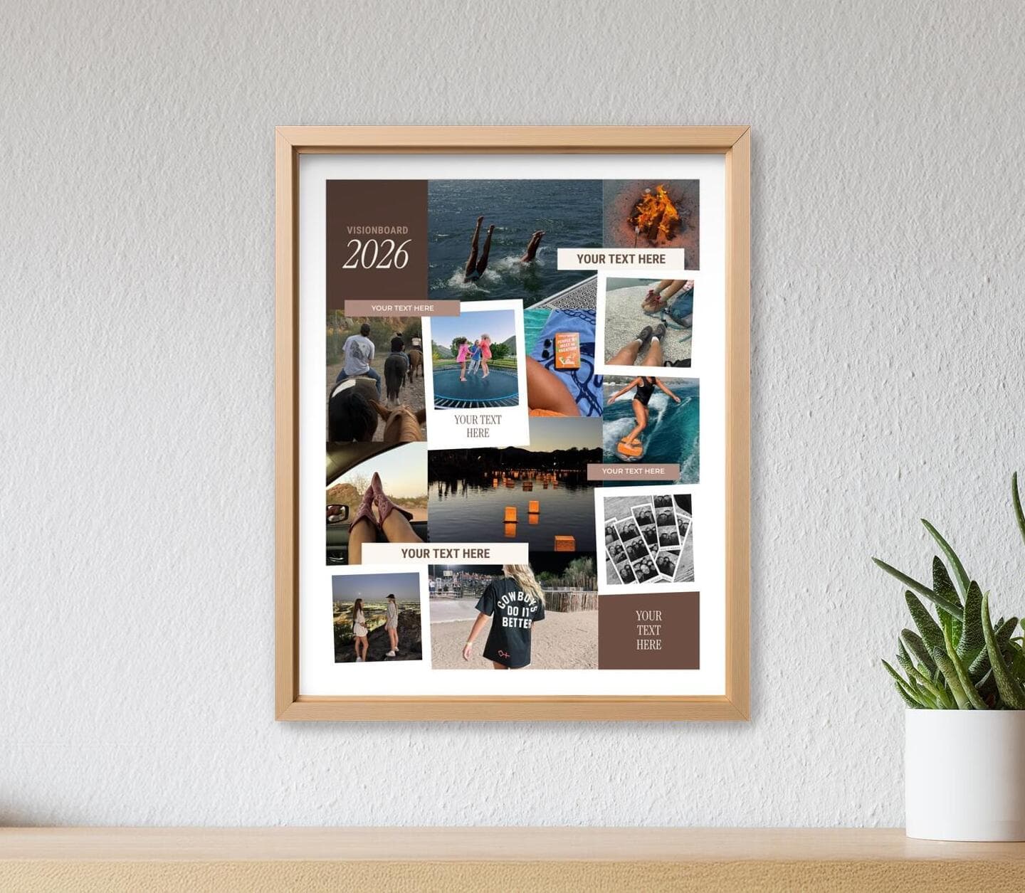 Vision Board Modern Poster