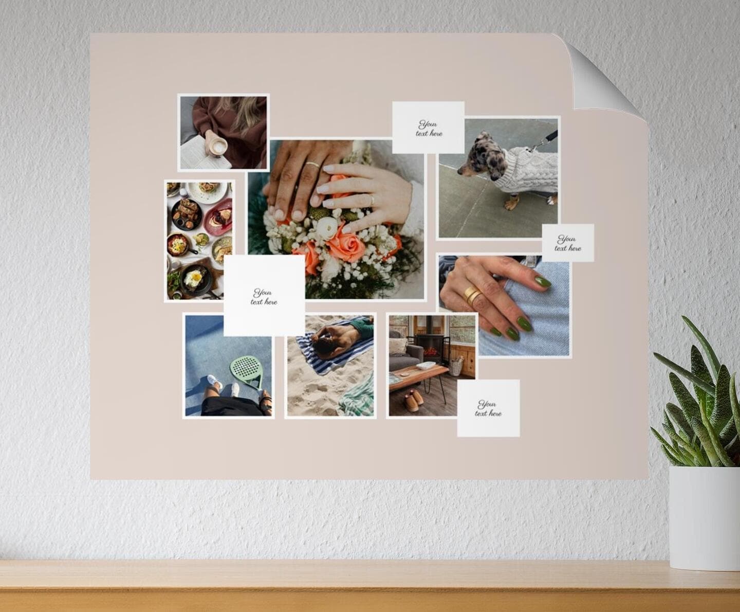 Vision Board Classic Landscape Poster