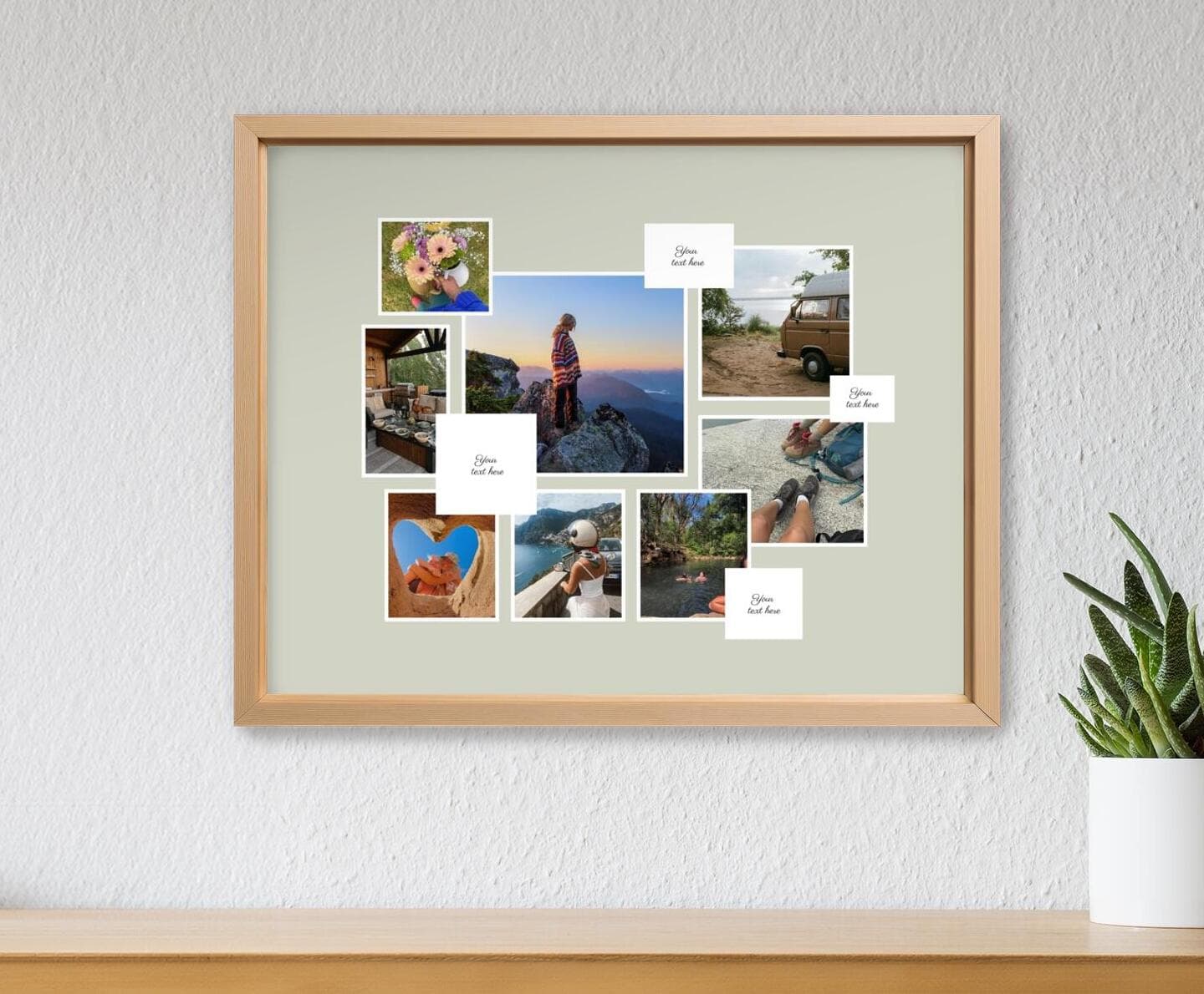 Vision Board Classic Landscape Green Poster