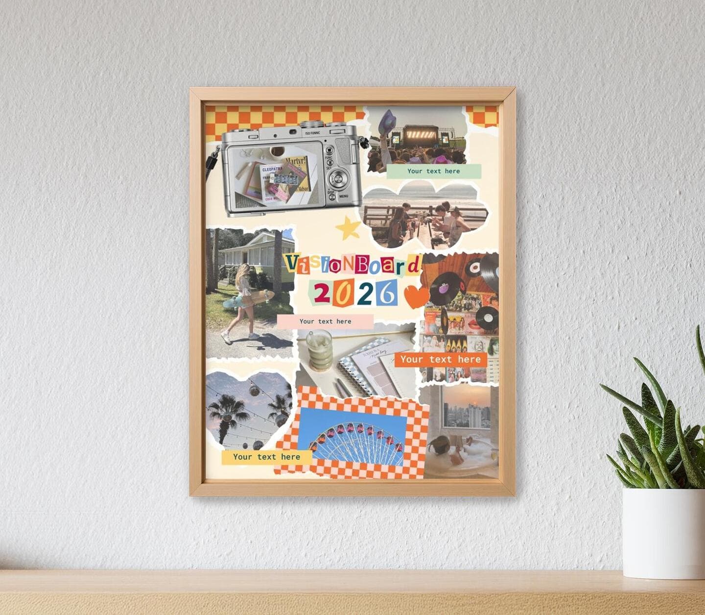 Vision Board Retro Poster