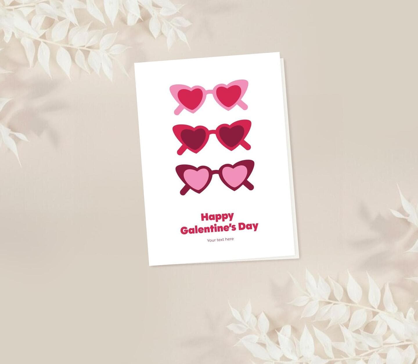 Galentine Sunglasses Card