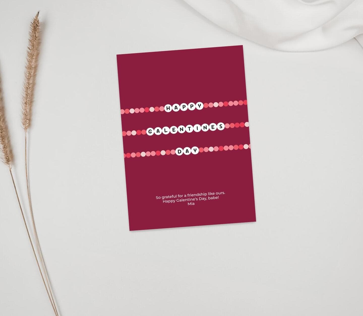 Galentine Bracelet Card