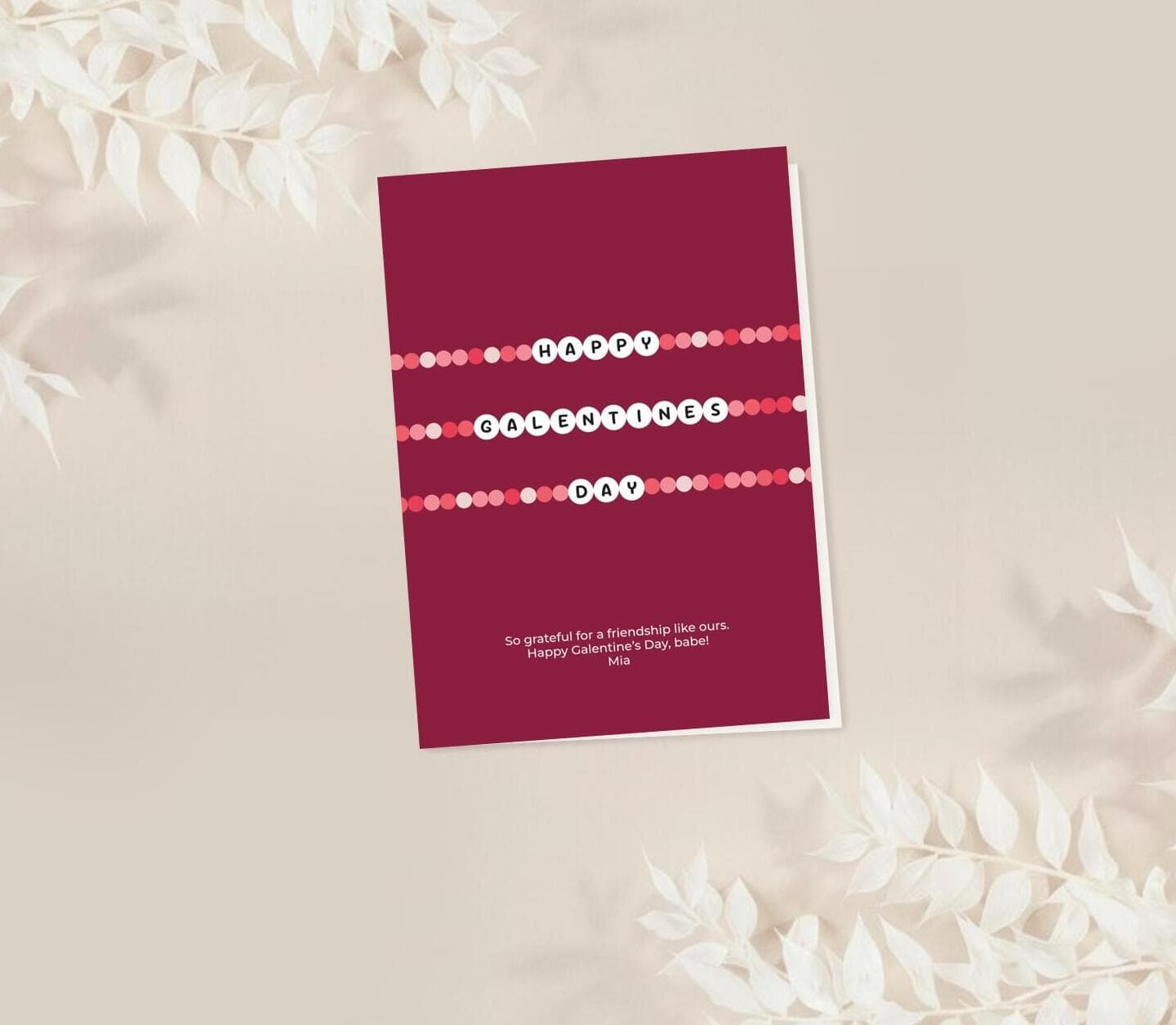 Galentine Bracelet Card