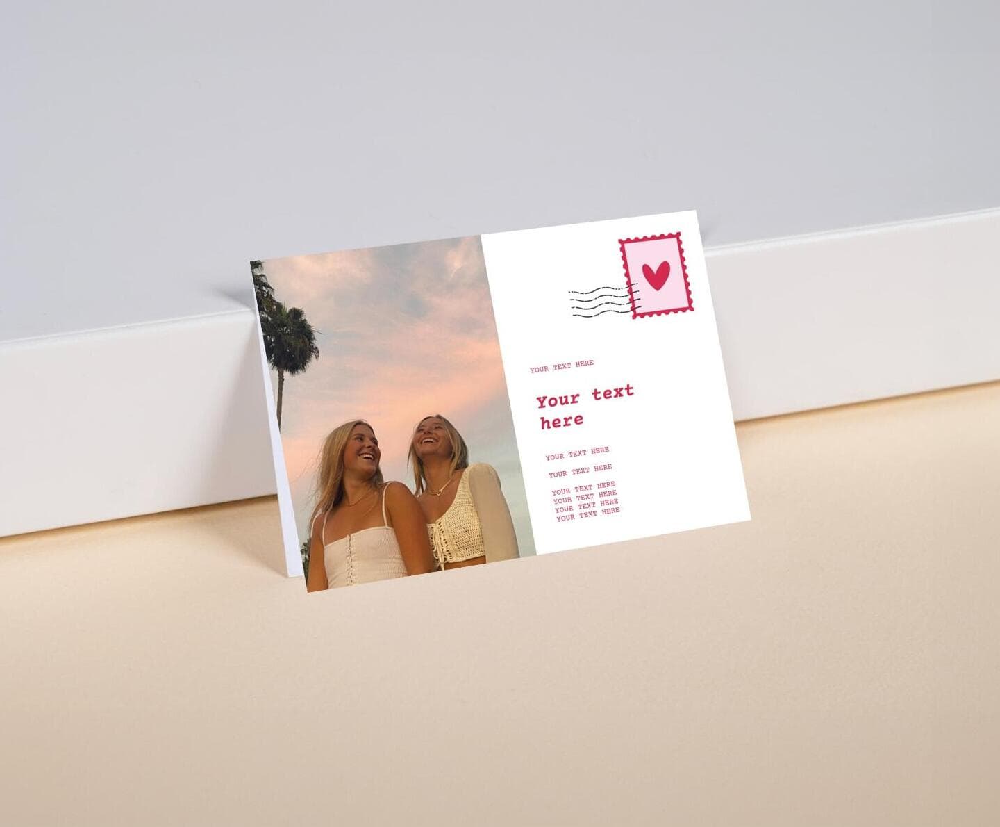 Galentine Postcard Card