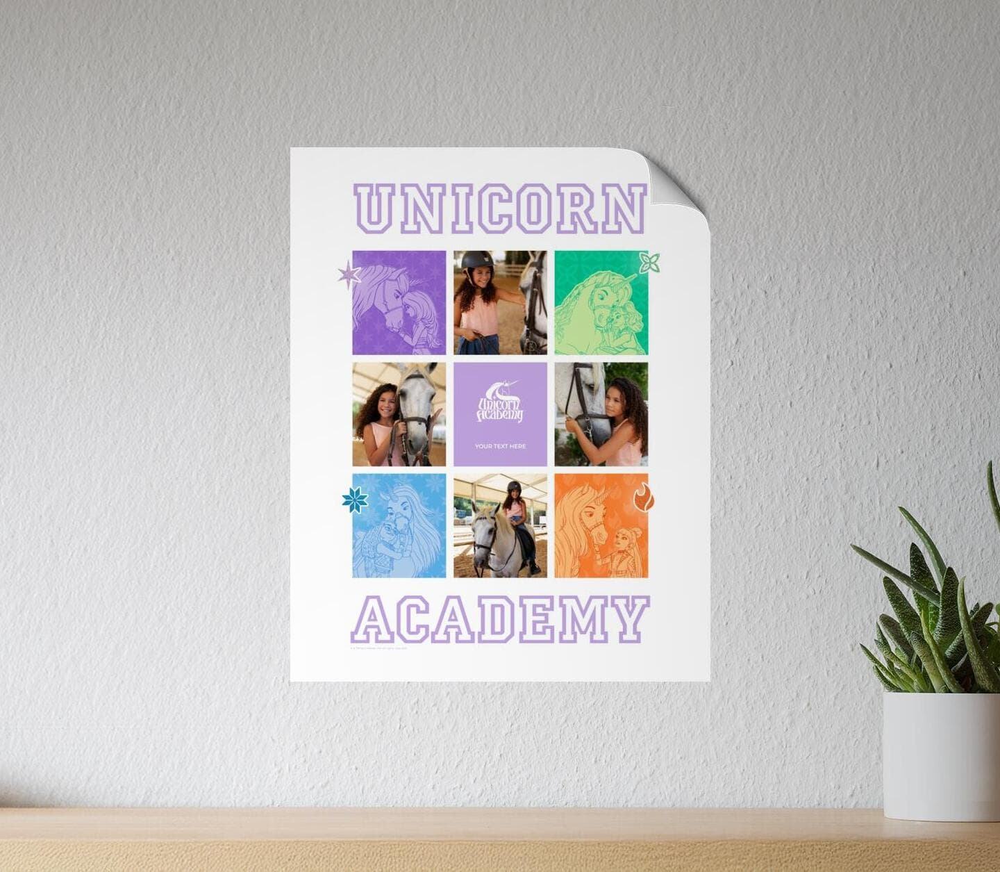 Unicorn Academy™ Power Multiphoto Poster Poster