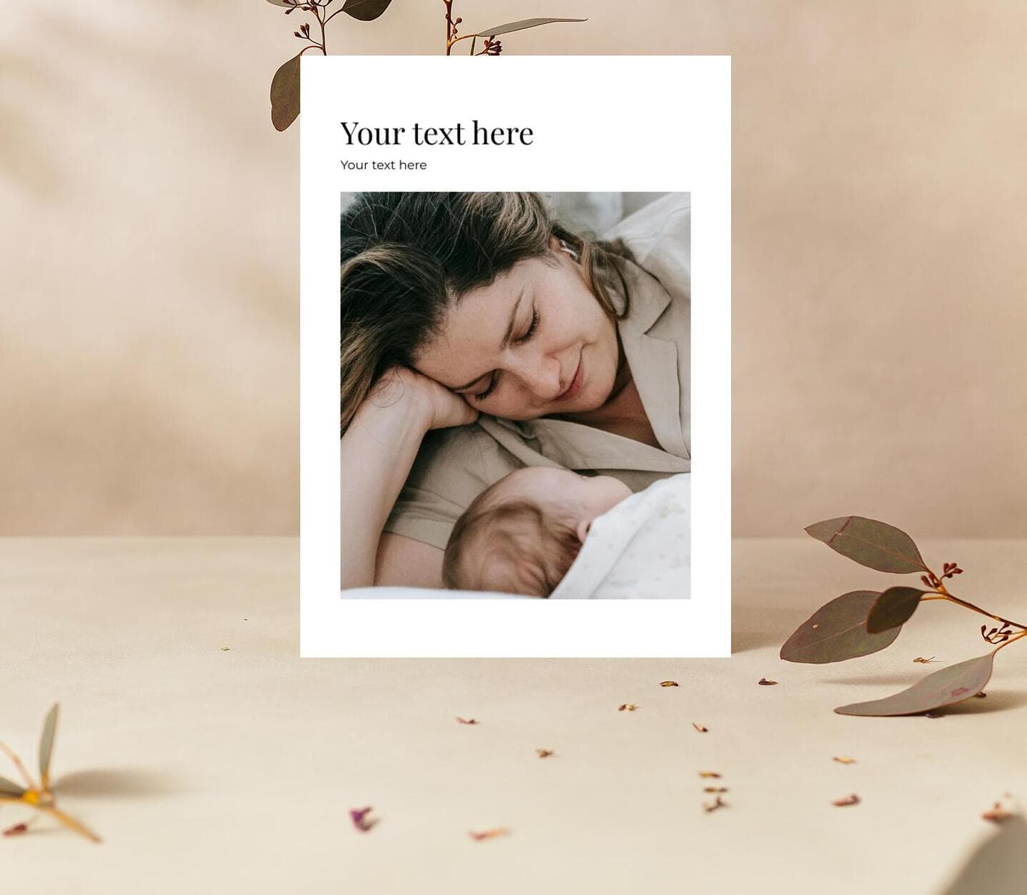 Modern Monochrome Card