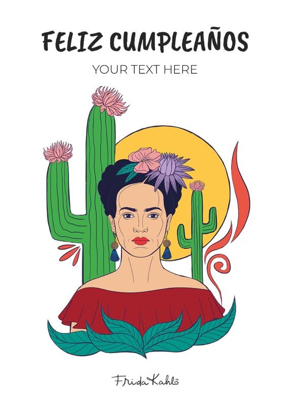 Frida Kahlo™ Cactus Card
