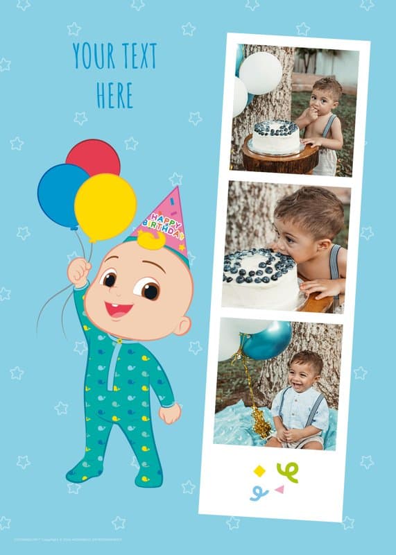 CoComelon™ Balloons Party Card
