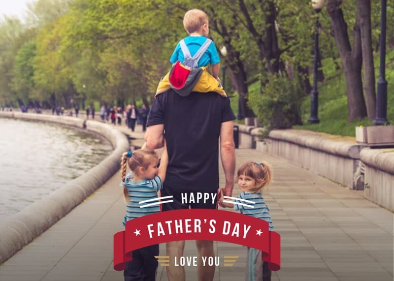 Dad Flag Card