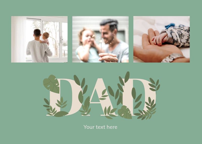 Green Dad Card