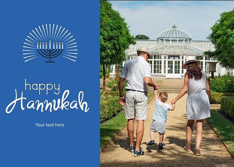 Menorah Card