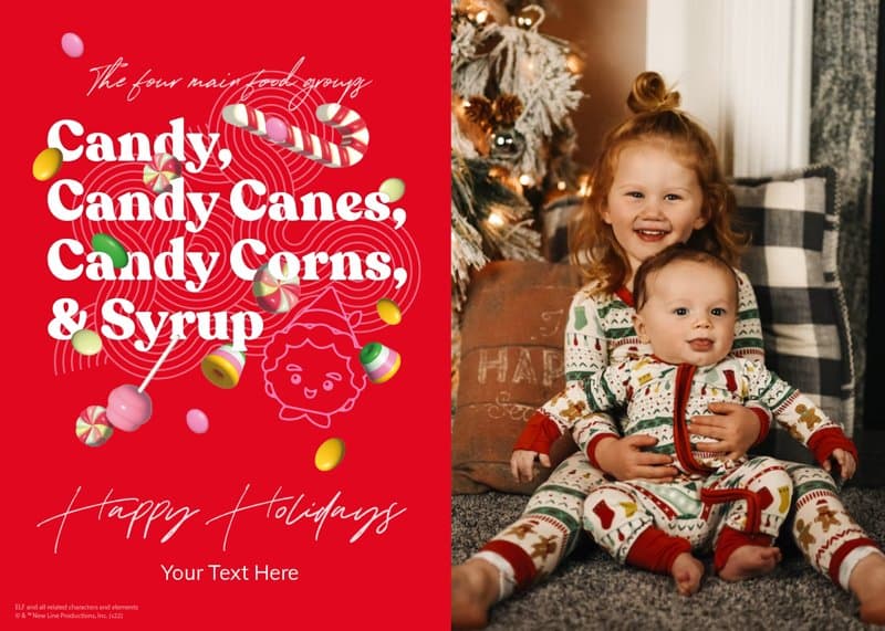 Elf™ Christmas Candy Card