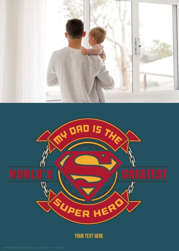Superman™ Super Pow Dad Card