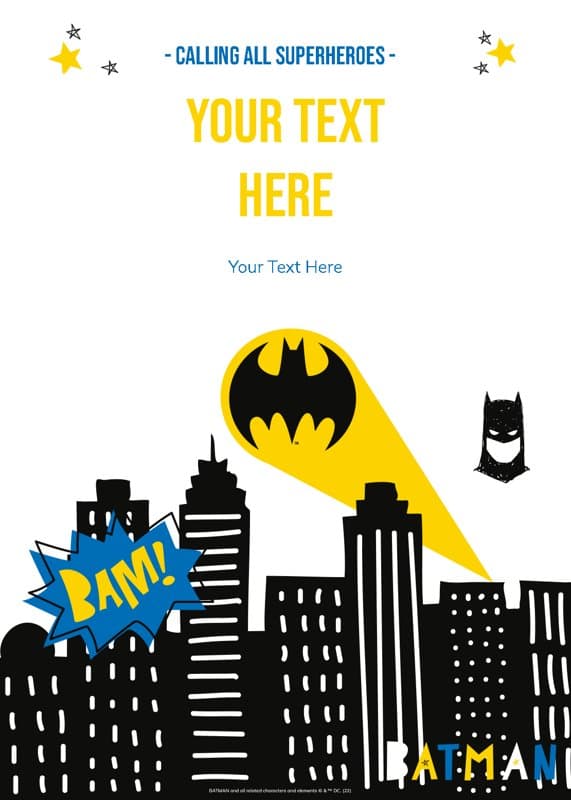Batman™ Birthday Illustration Card