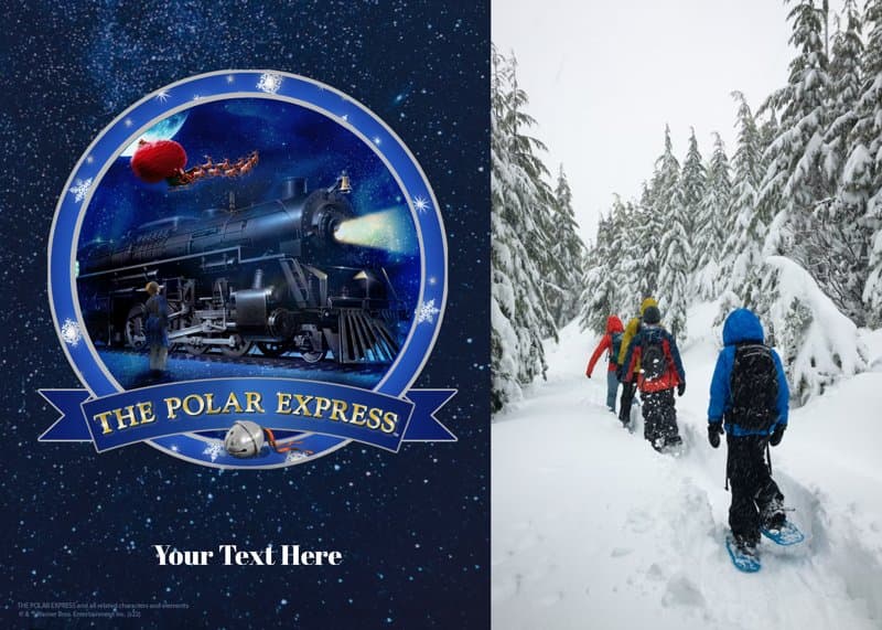 Polar Express™ Christmas Shield Card