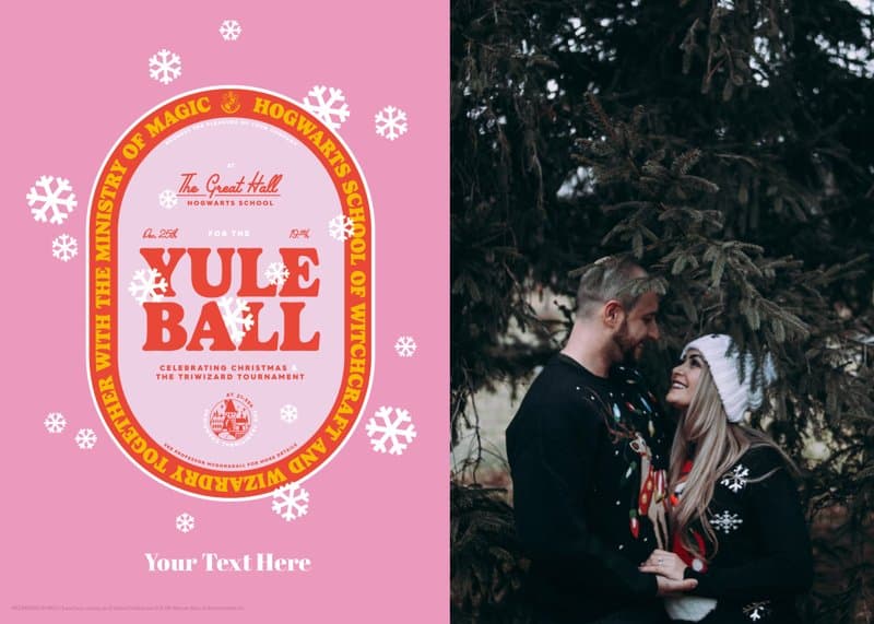 Harry Potter™ Christmas Yule Card