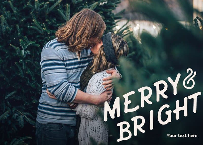 Merry And Bright Card