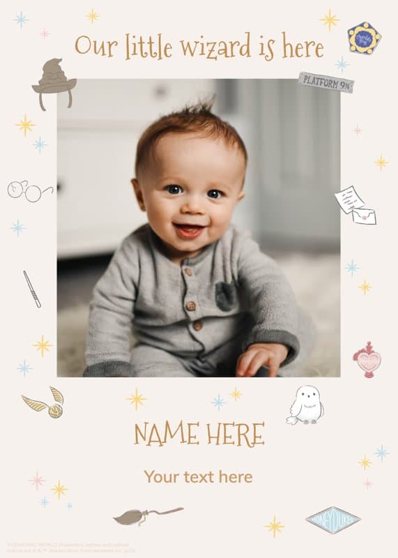 Harry Potter™ Wizard Baby Card