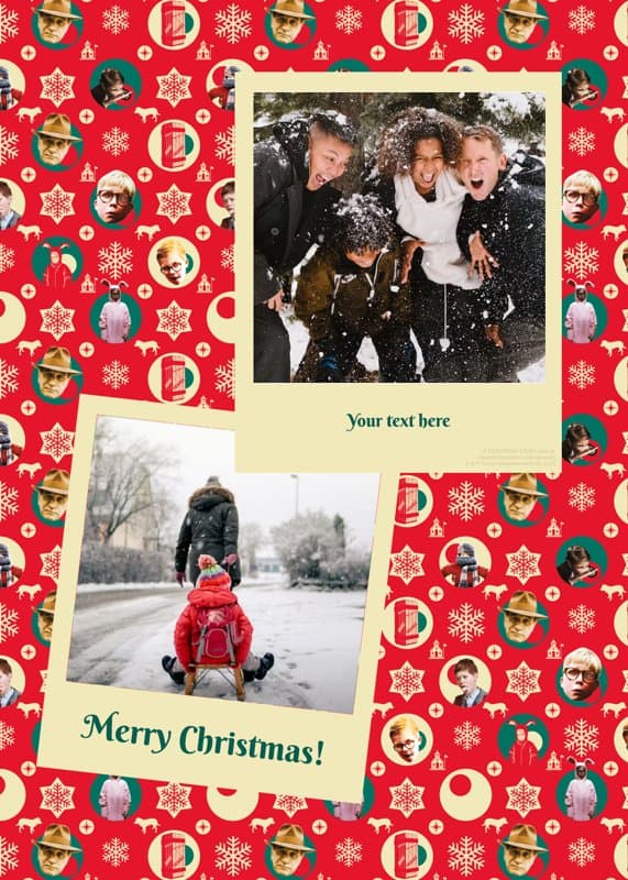 A Christmas Story™ Movie Pattern Card