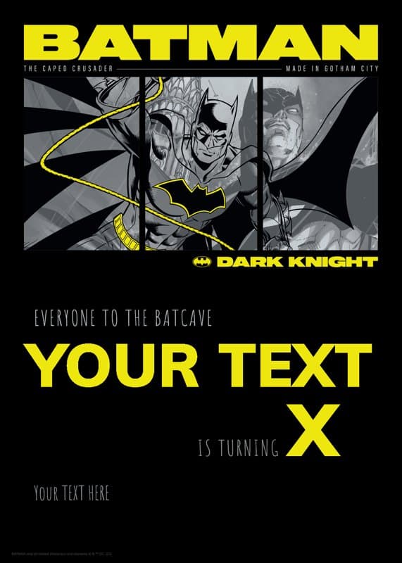 Batman™ Birthday Trio Card