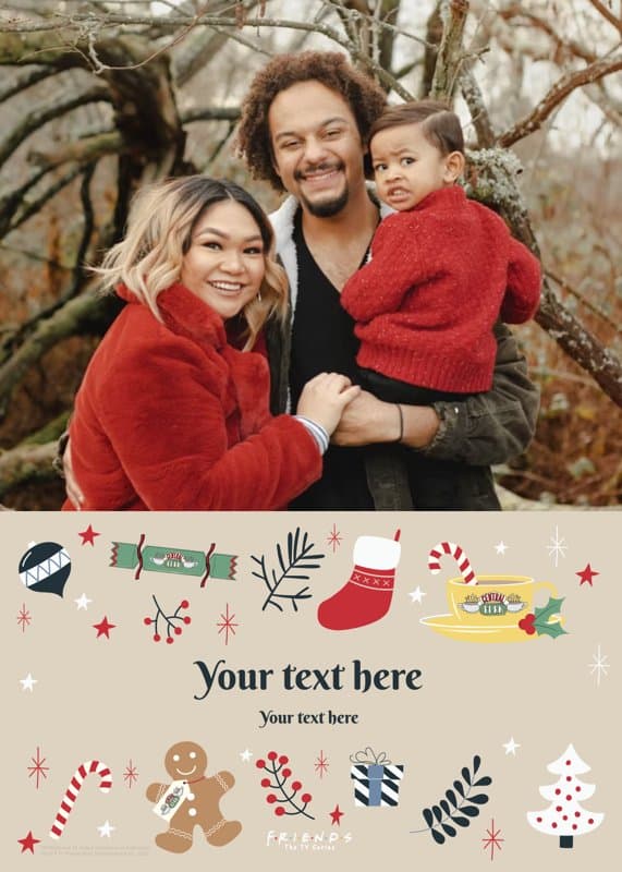 Friends™ Neutral Xmas Card