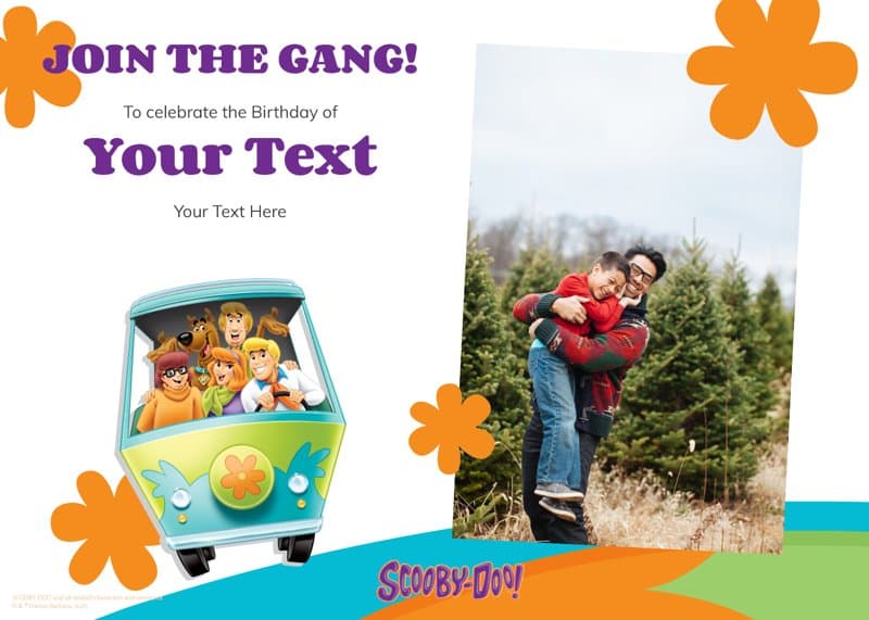 Scooby Doo™ Birthday Van Card