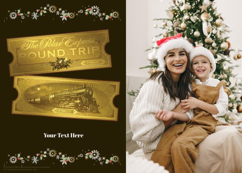 Polar Express™ Christmas Ticket Card
