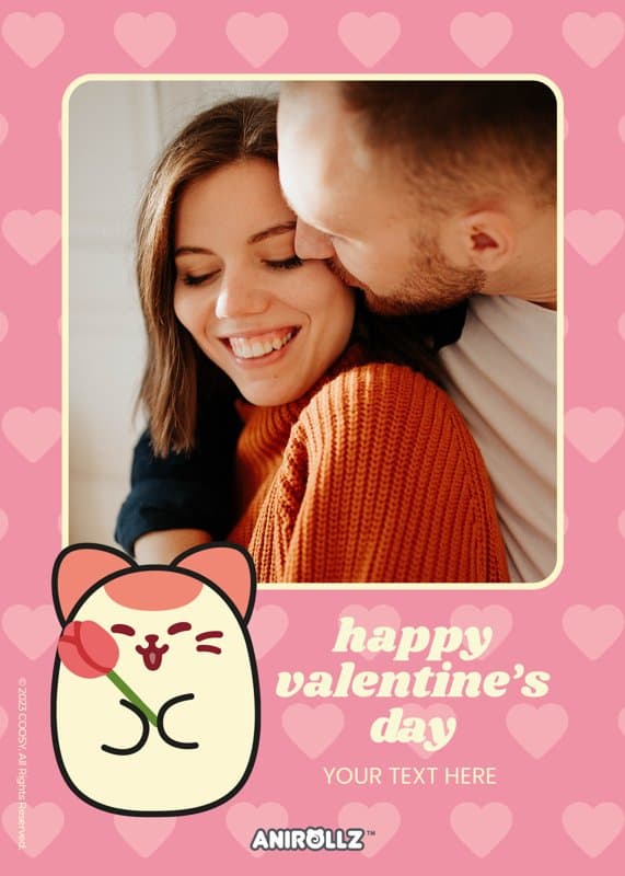 Anirollz® Happy Valentine Card