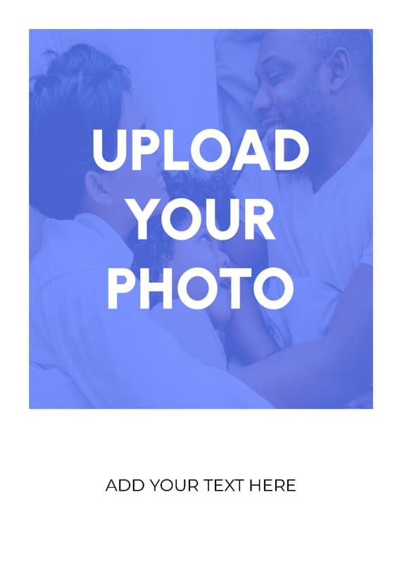 Upload Your Photo Polaroid Card