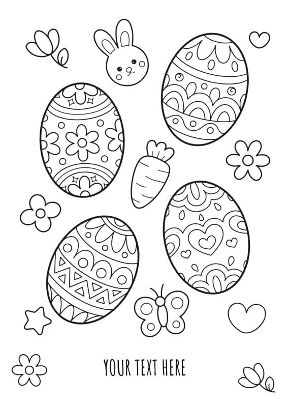 Easter Eggs Coloring