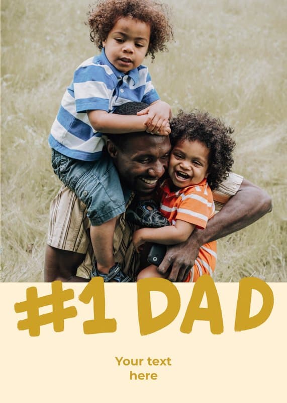 First Dad Love Card