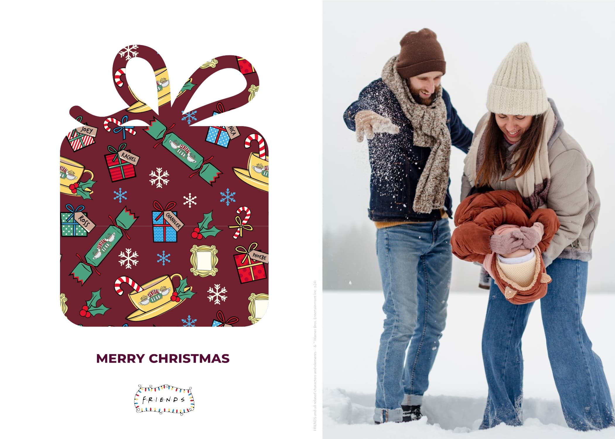 Friends™ Christmas Surprise Card