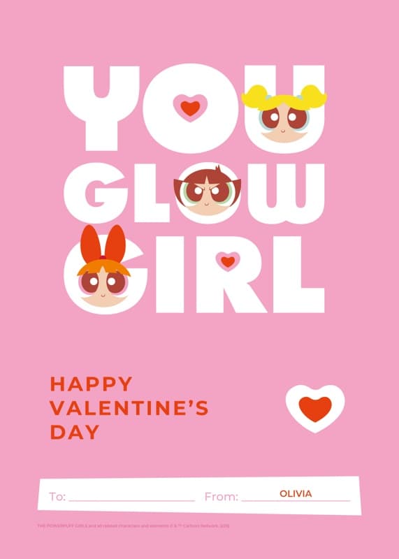 The Powerpuff Girls™ You Glow Girl Card