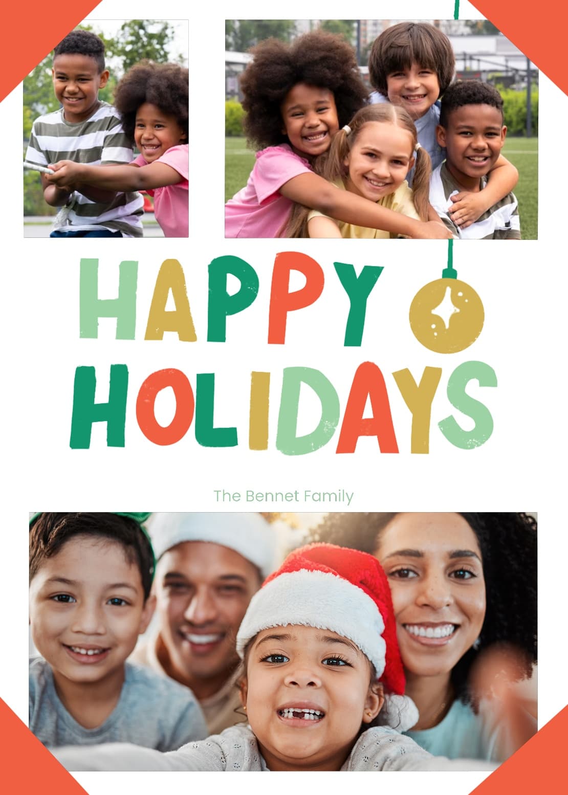 Colorful HappyHolidays Card