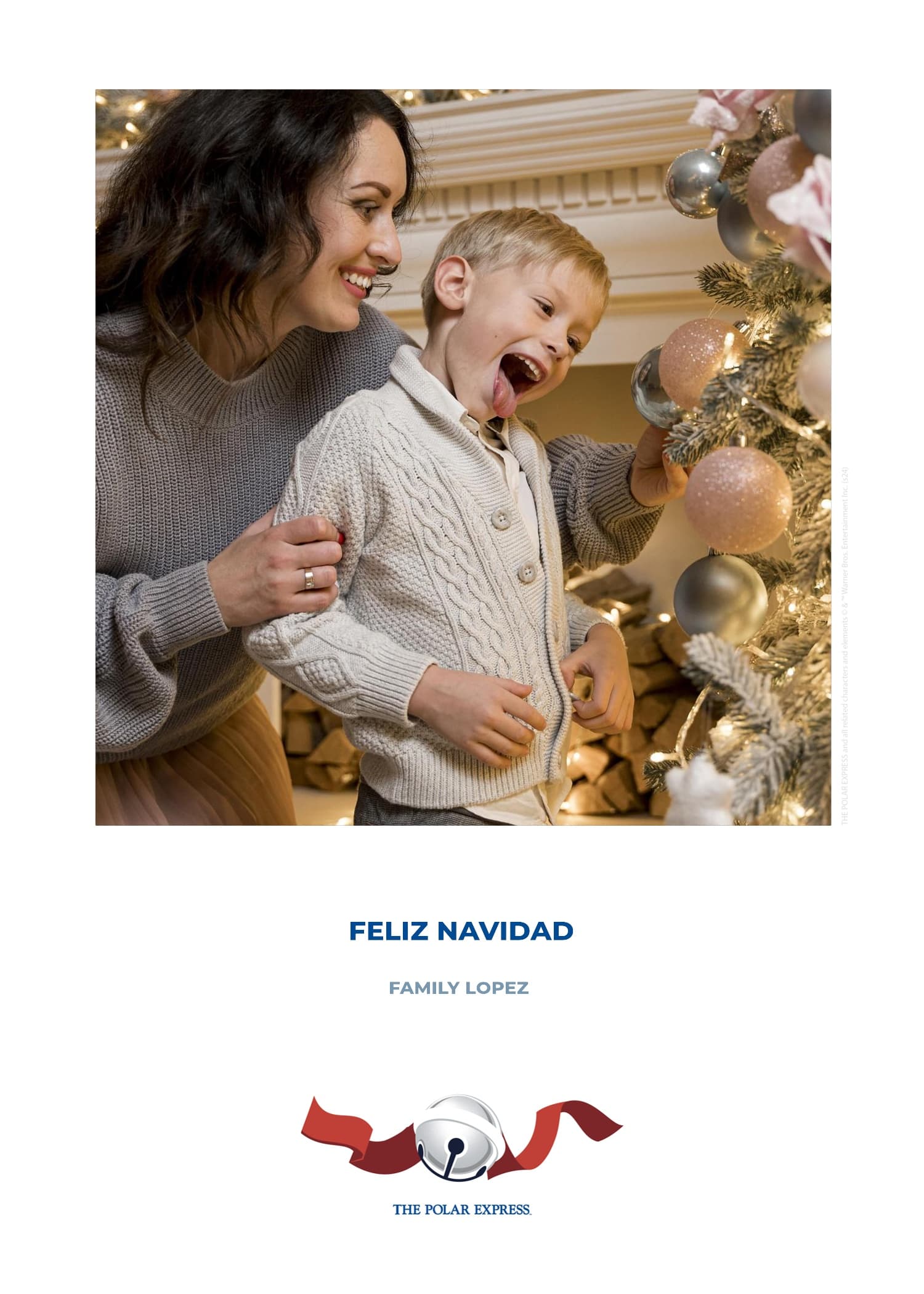 Polar Express™ Polaroid Card