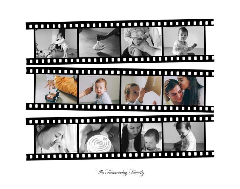 Retro Film Landscape Poster