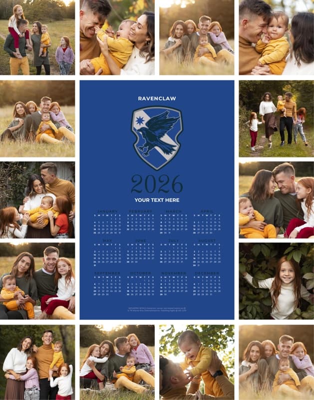 Harry Potter™ Ravenclaw Calendar Poster
