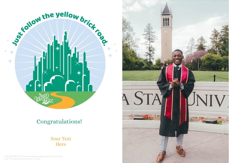 Wizard of Oz™ Follow The Yellow Bricks Card