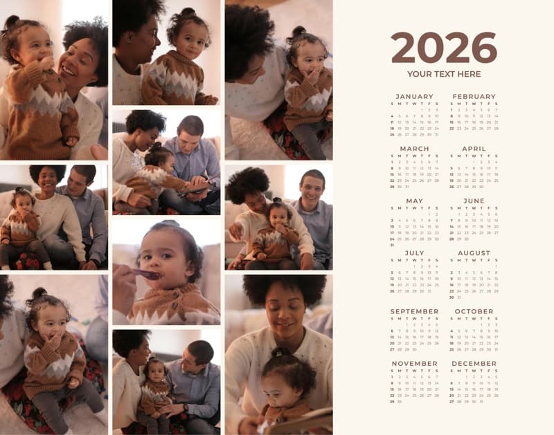 Photo Collage Landscape Poster