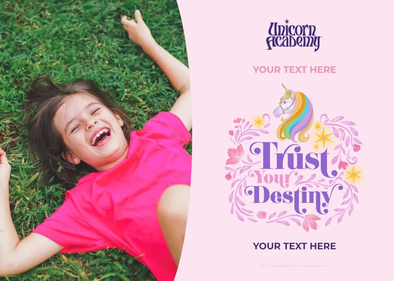 Unicorn Academy™ Trust Your Destiny Card