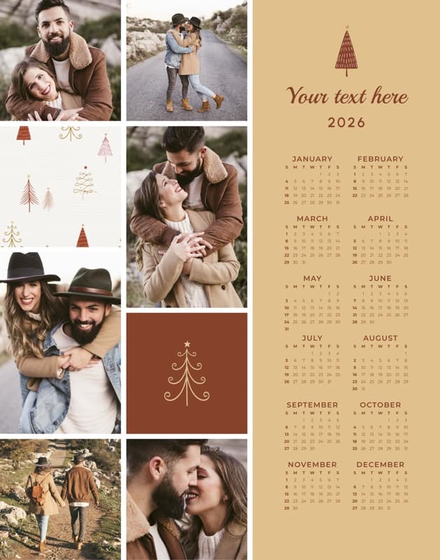 Love In Nature Calendar Poster