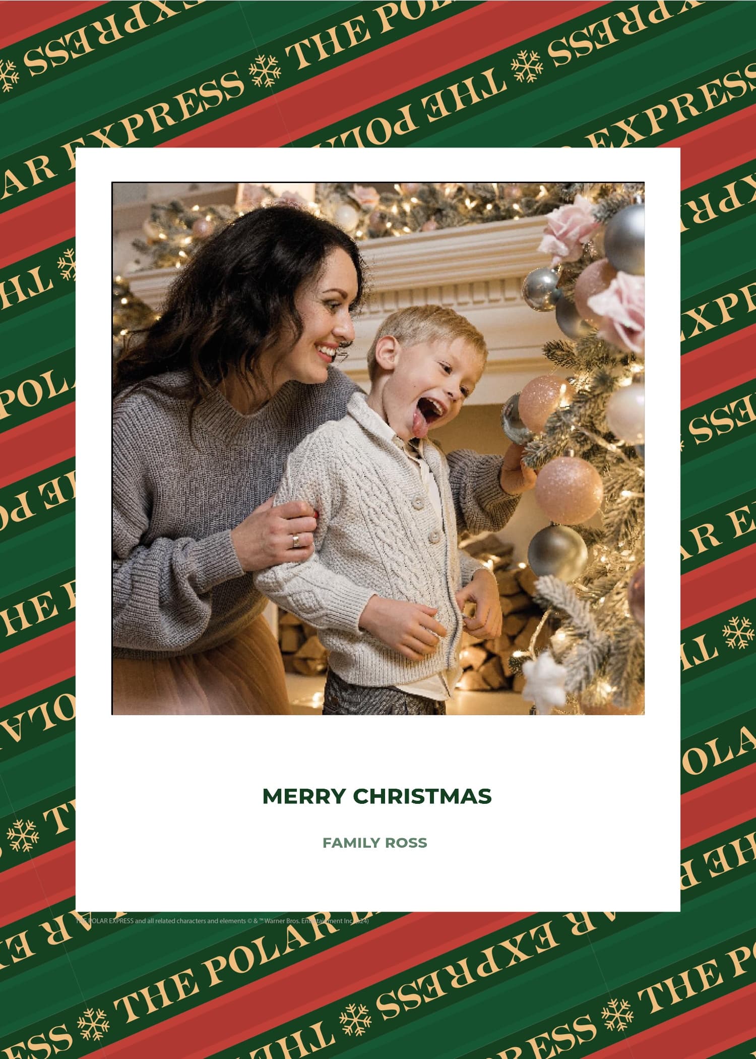 Polar Express™ Gift Paper Card