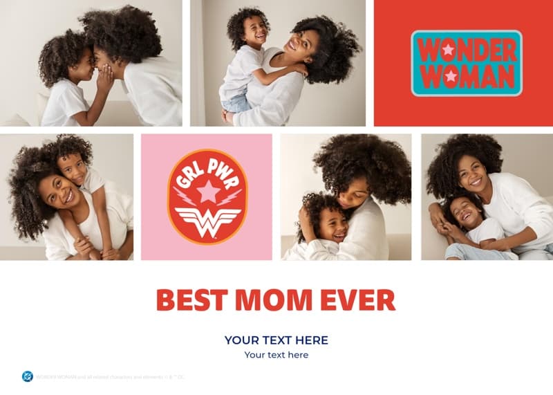 Wonder Woman™ Best Mom Ever Card