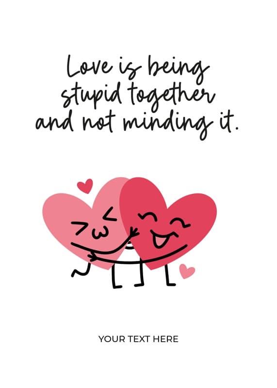 Love Together Quote Card