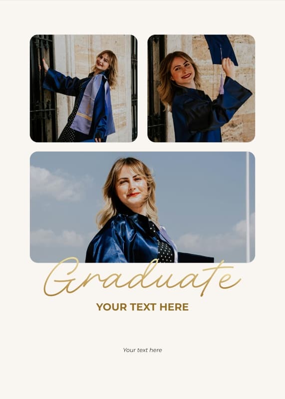 Elegant Trio Invitation Card